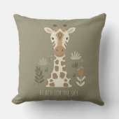 Safari Portretten Giraffe ID1264 Kussen (Voorkant)