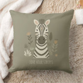 Safari Portretten Zebra ID1264 Kussen (Deken)