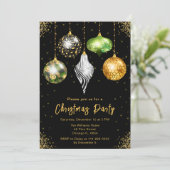 Safari Print Kerstversiering Kerstfeest Kaart (Staand voorkant)