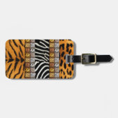 Safari Prints Bagagelabel (Voorkant horizontaal)