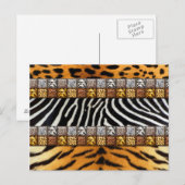 Safari Prints Briefkaart (Voorkant / Achterkant)