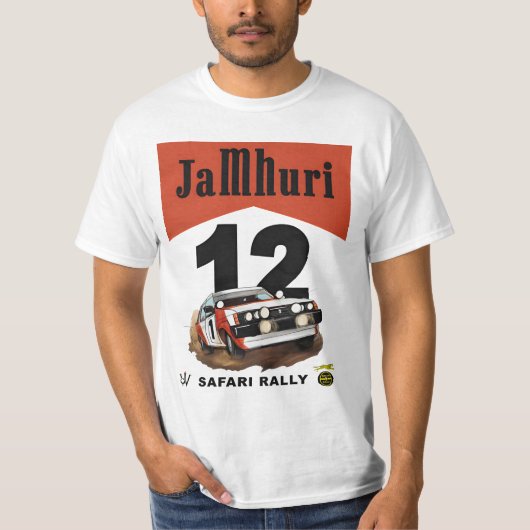 safari rally ,st185 t-shirt (Voorkant)