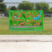 Safari Road voor auto's 3x5 Banner (Insitu)