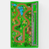 Safari Road voor auto's 3x5 Banner (Verticaal)