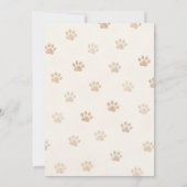 Safari Roaring One Fluffy Leopard Birthday Party Kaart (Achterkant)