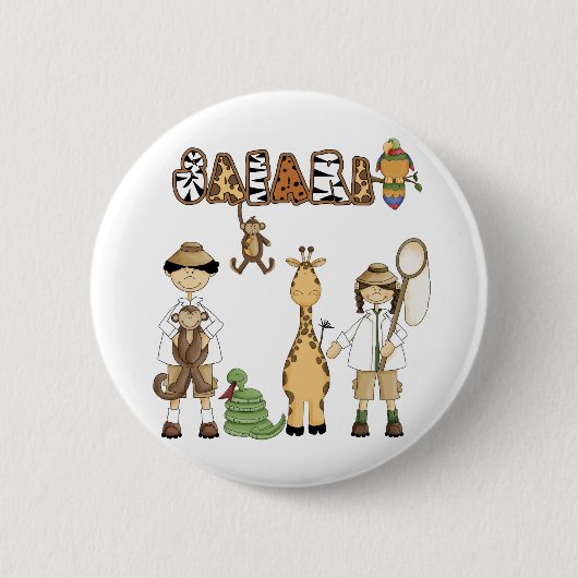Safari Ronde Button 5,7 Cm (Voorkant)