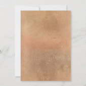 Safari Sahara Savanna Lion Baby shower Kaart (Achterkant)