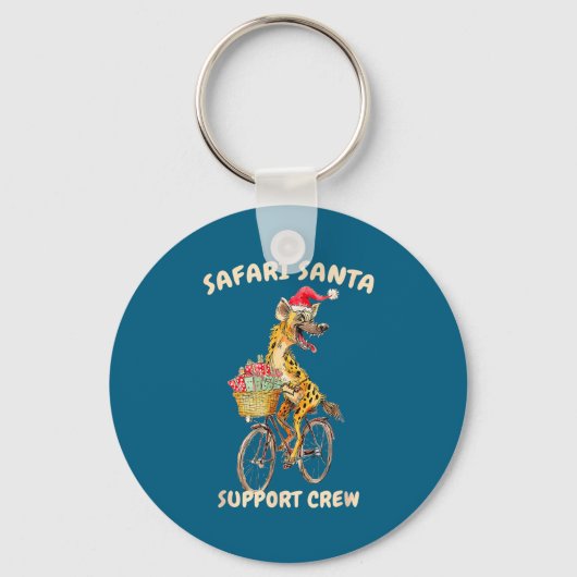 Safari Santa Hyena Bike Adventures Sleutelhanger (Voorkant)