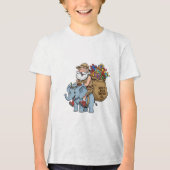 Safari Santa Tri-Blend Shirt (Voorkant)