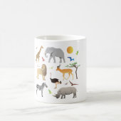 Safari Savanna Animals Koffiemok (Center)