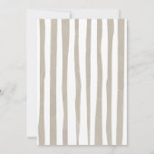 Safari Schattige Lion Wild One 1st Birthday Party Kaart (Achterkant)