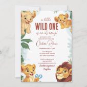 Safari Schattige Lions Baby shower Kaart (Voorkant)