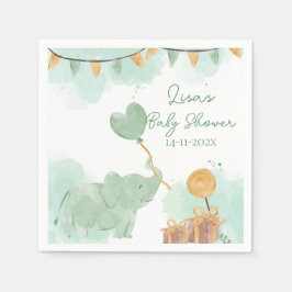 Safari Schattigee Baby Dieren Thema Baby shower Pa Servet