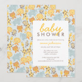 Safari Shower-uitnodiging Kaart (Voorkant / Achterkant)