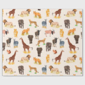 Safari Sightings Cadeaupapier (Vlak)