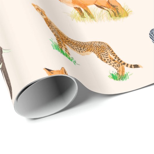 Safari Sightings Cadeaupapier (Rol Hoek)