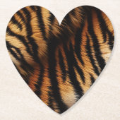 Safari Sinaasappel Black Tiger Kartonnen Onderzetters (Voorkant)