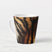 Safari Sinaasappel Black Tiger Latte Mok (Linkerhoek)