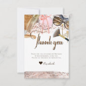 Safari Spa Birthday Luxury Bedankkaart (Voorkant)