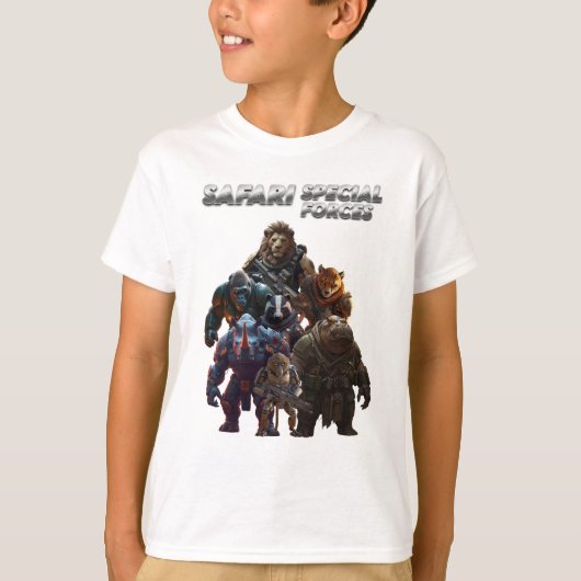 Safari Speciale Troepen T-shirt (Voorkant)