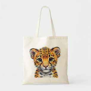 Safari Spirit Cheetah Welp Tote Bag