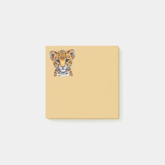 Safari Spirit Jachtluipaardwelp Post-it® Notes (Voorkant)
