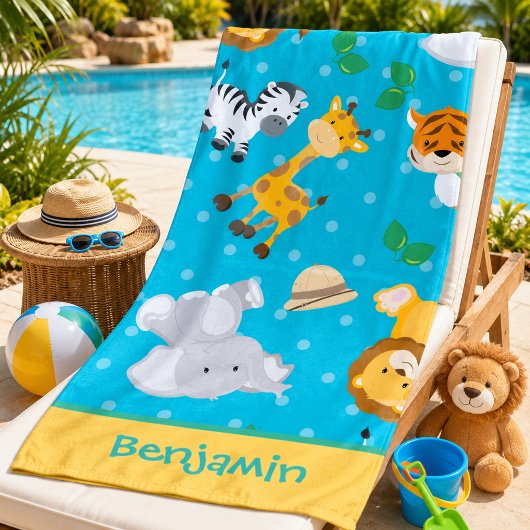 Safari Splash Kids’ Strandlaken