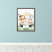 Safari Squad Adventure Canvas Afdruk (Insitu (Houten vloer))