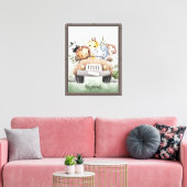 Safari Squad Adventure Canvas Afdruk (Insitu (Woonkamer))
