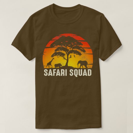 Safari Squad African family trip matching family c T-shirt (Design voorkant)