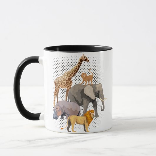 Safari Squad African Safari Animals Funny Zoo Anim Mok (Links)