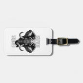 Safari Squad Afrikaans Olifant Reismateriaal Bagagelabel (Voorkant horizontaal)