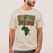 Safari Squad, Afrikaans Safari Gift T-shirt (Voorkant)