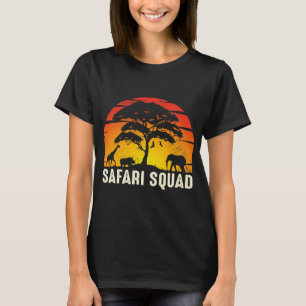 Safari Squad Afrikaanse Familie Vacation T-shirt