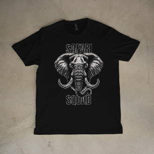 Safari Squad Afrikaanse Olifant Zoo Avontuur T-shirt