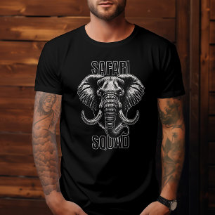 Safari Squad Afrikaanse Olifant Zoo Avontuur T-shirt
