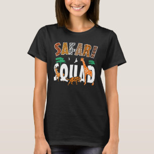 Safari Squad Animals Zoo Lovers African Animal T-shirt