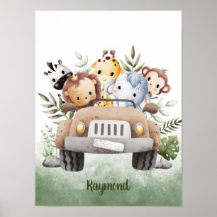 Safari Squad Avontuur Aanpasbaar Poster