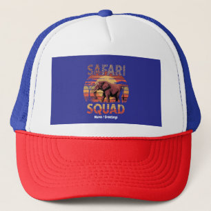 Safari Squad Verjaardags Dierenpark Avontuur Feest Trucker Pet