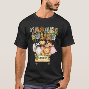 Safari Squad Zomerdierentuin Dieren Trip Matching T-shirt