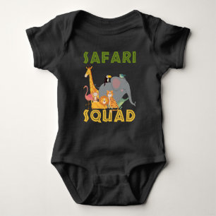 Safari Squad Zoo Animal Family Vacation Romper