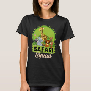 Safari Squad Zoo Dieren T-shirt
