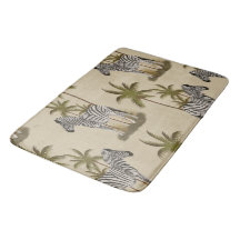 Safari Stijl Zebras & Palmboom 