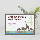 Safari Stripes Kaart (Staand voorkant)