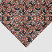 Safari Sunset Bohemian Star Herfst Mandala Art Dec Tissuepapier (Detail)