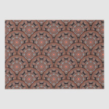 Safari Sunset Bohemian Star Herfst Mandala Art Dec