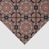 Safari Sunset Bohemian Star Herfst Mandala betegel Tissuepapier (Detail)