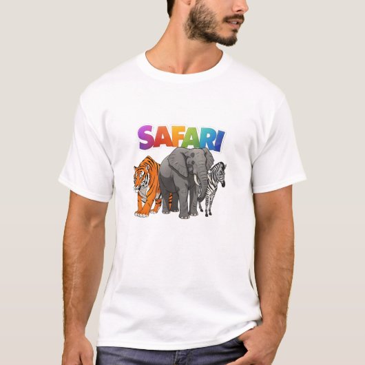 Safari T-shirt (Voorkant)