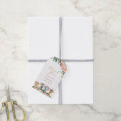 Safari Thank You Favor Jungle Zoo Party Animals Cadeaulabel (Met Touw)