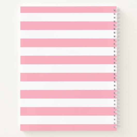 Safari thema Baby Girl Shower Guest Book Notitieboek (Achterkant)